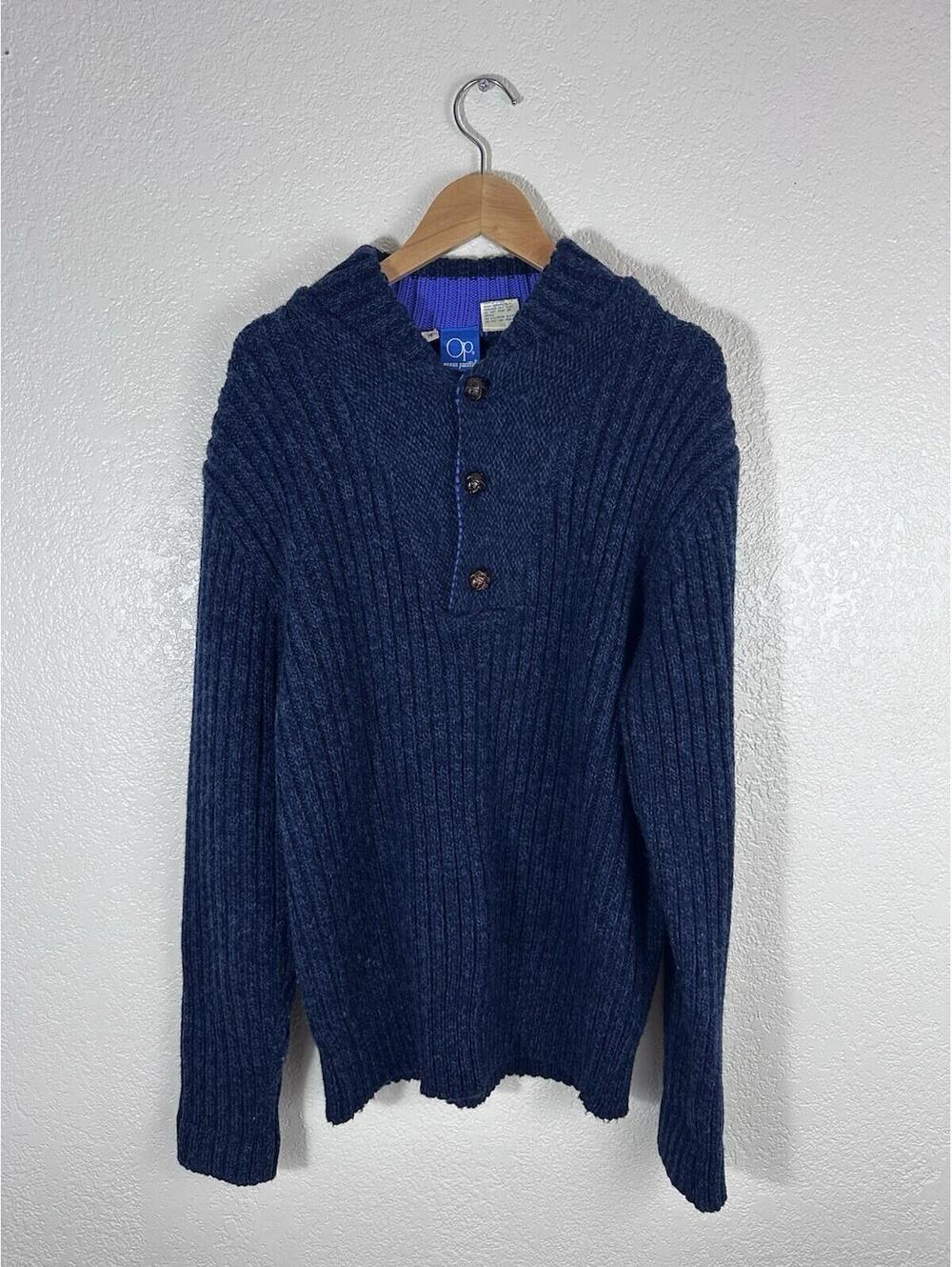Vintage Ocean Pacific OP Knit Sweater – Men’s Medium